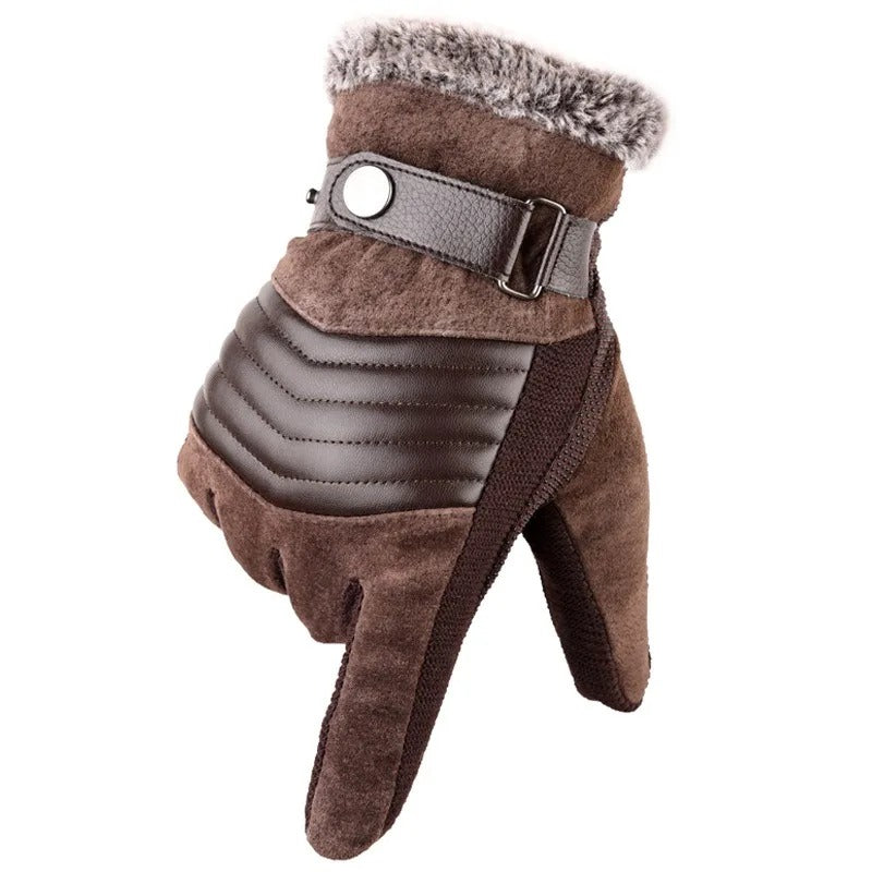Gants Cuir Casual pour Homme - Santeova