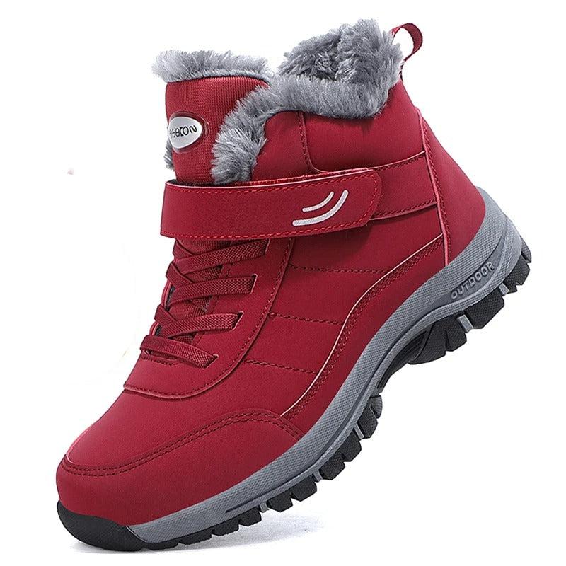 Bottes de neige légères à fourrure synthétique