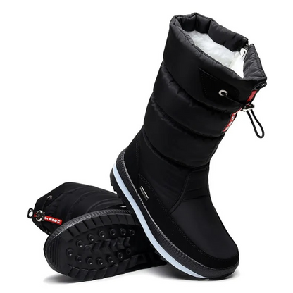 Bottes d'hiver isolantes doublure pelucheuse